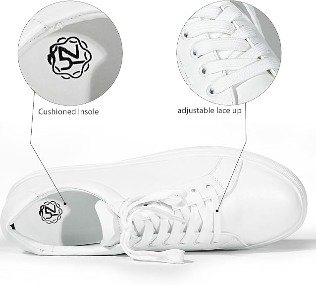 Women's Classic White Tennis Shoes