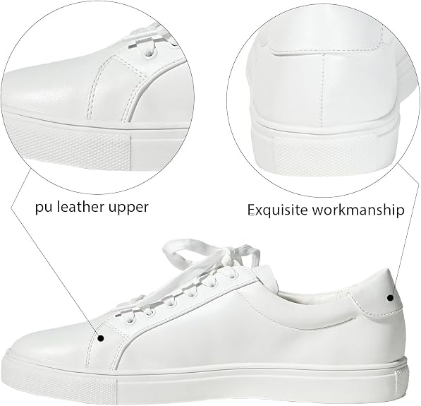 Women's Classic White Tennis Shoes