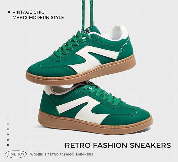 Retro Leather & Suede Sneakers