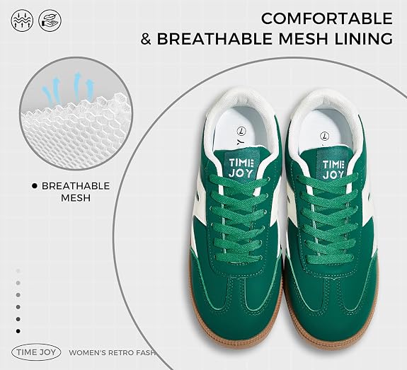 Retro Leather & Suede Sneakers