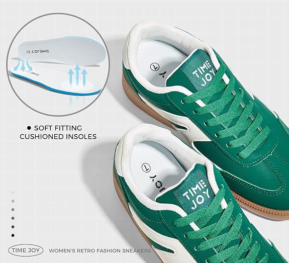 Retro Leather & Suede Sneakers